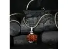 Spiritual Elegance: Silver Rudraksha Chain for Men