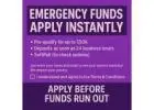 Emergency Financial Help — As Soon As Today